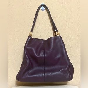 COACH, purple handbag